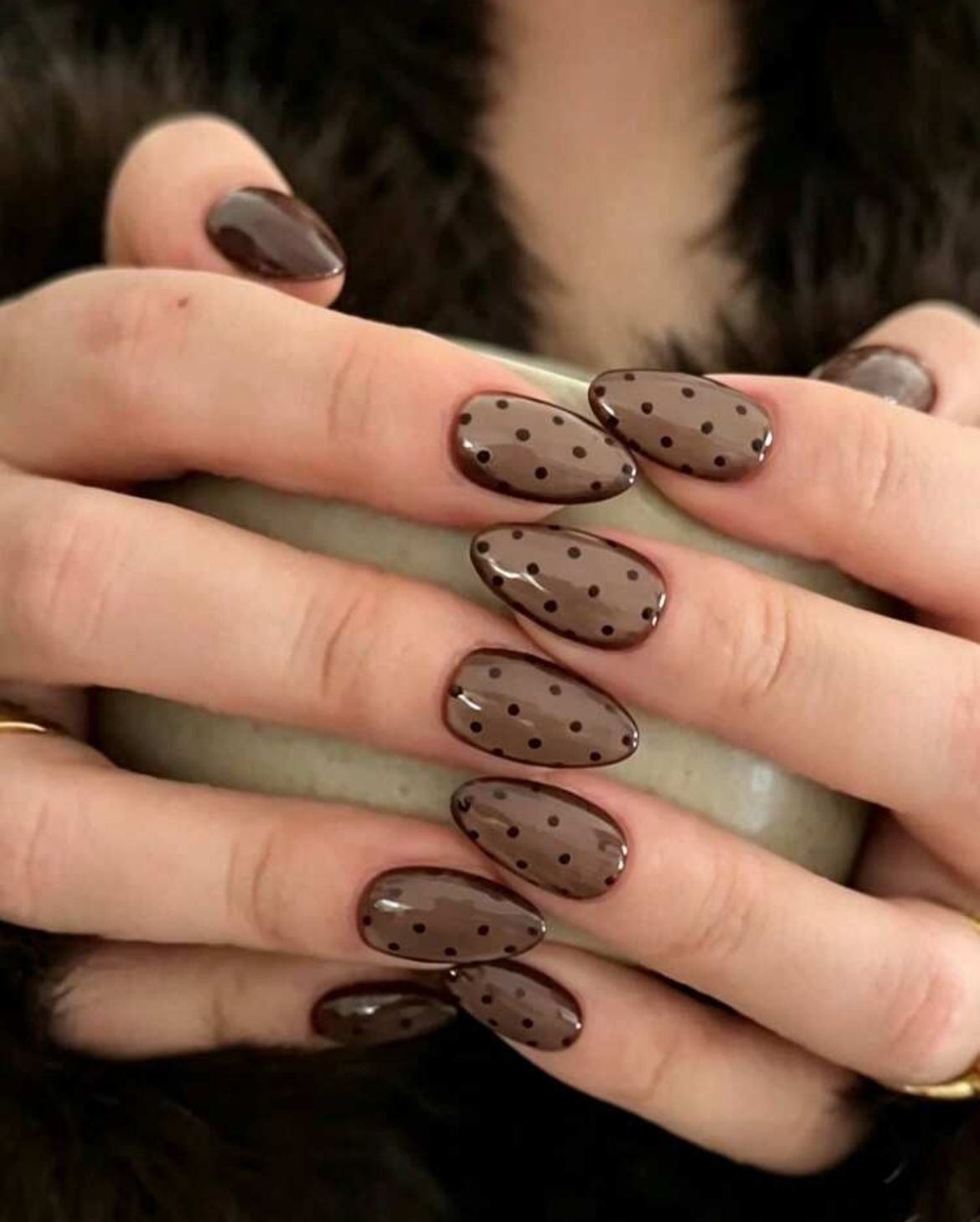 Mocha Dot Charm