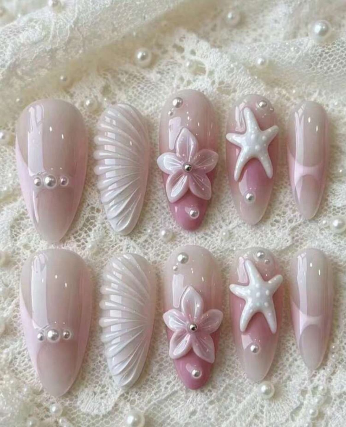 Pink sea set