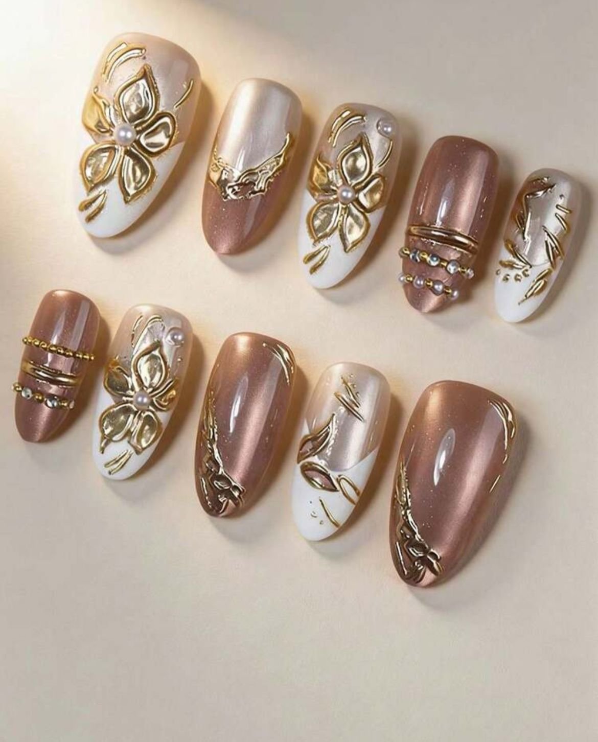 Rose Gold Butterfly Luxe